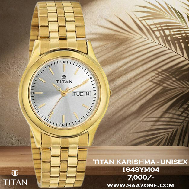Titan Metal Silver Dial for Men 1648YM04