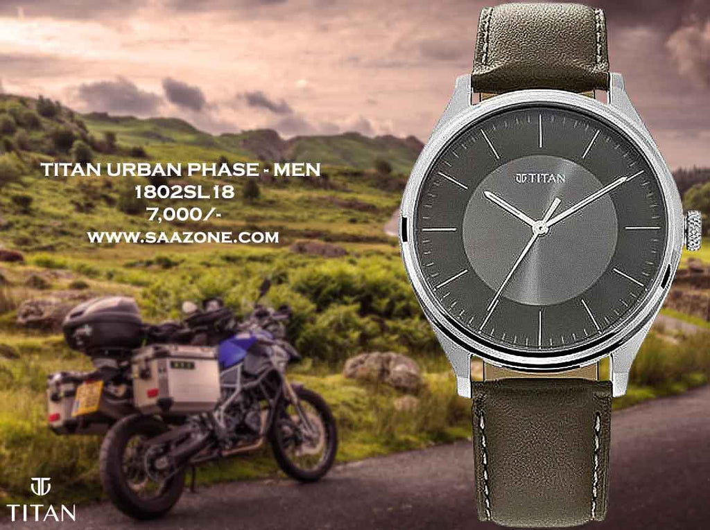 Titan Green Dial for Men 1802SL18