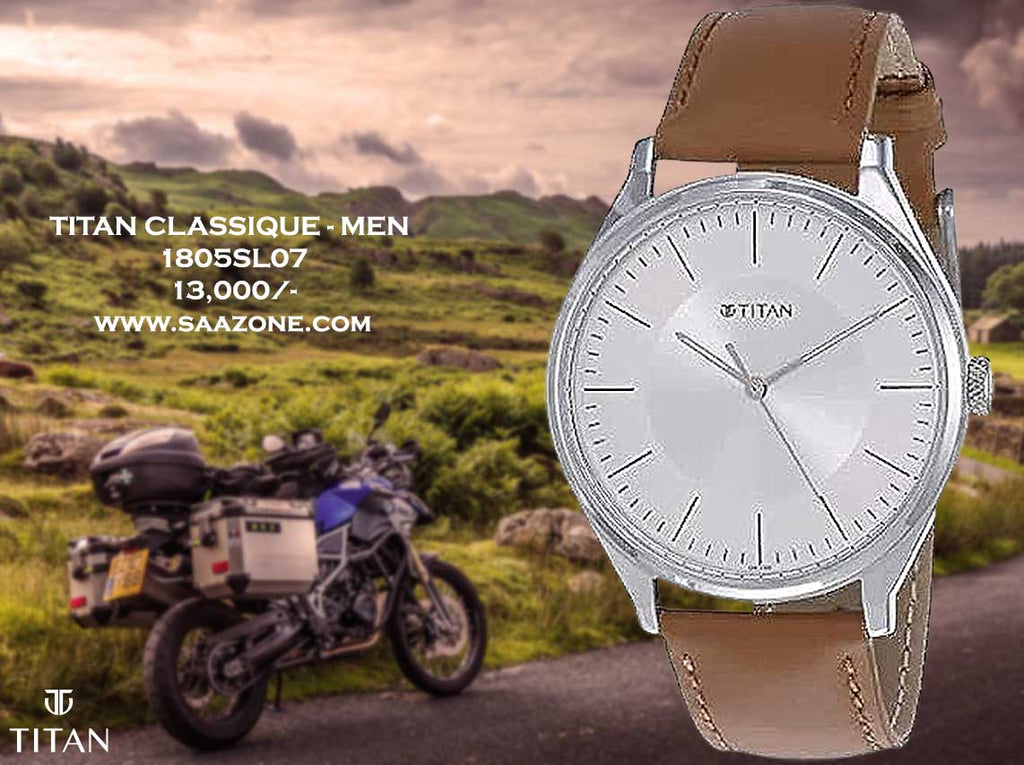 Titan Quartz Grey Dial for Men 1805SL07