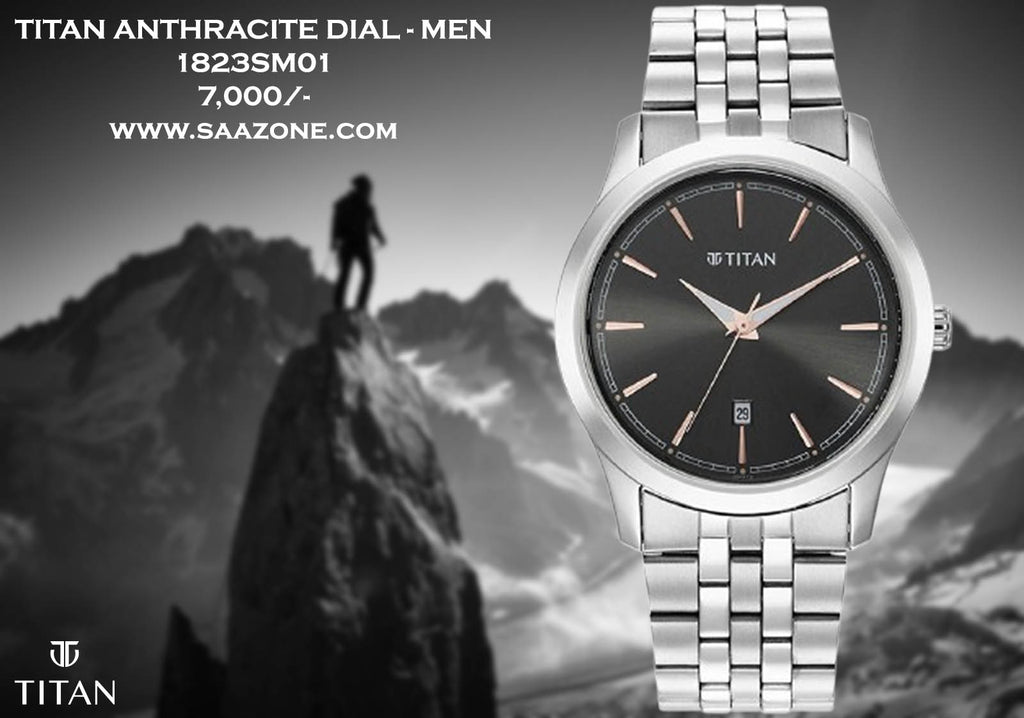 Titan Anthracite Dial for Men 1823SM01