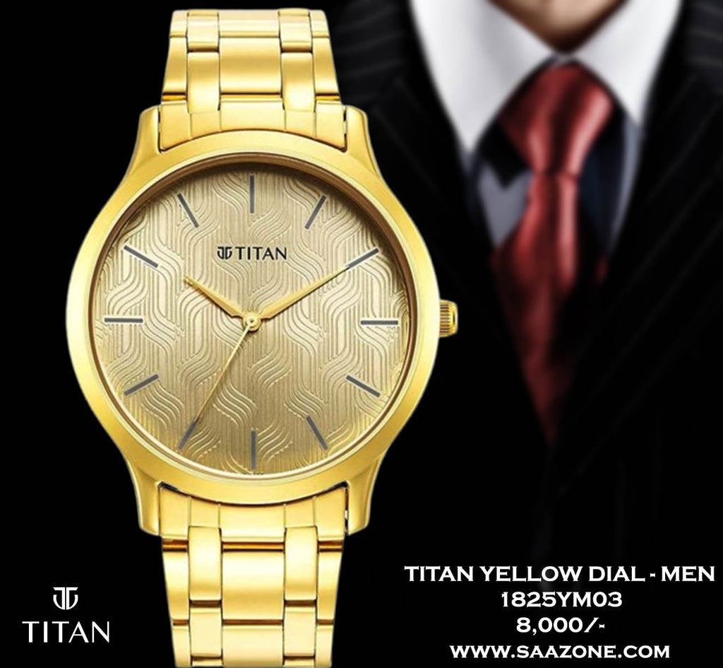 Titan Karishma Champagne Dial For Men 1825YM03
