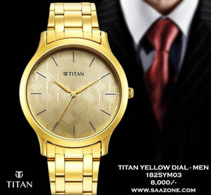Titan Karishma Champagne Dial For Men 1825YM03