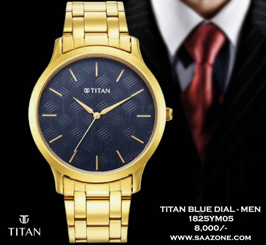 Titan Karishma Radiance Blue Dial for Men 1825YM05