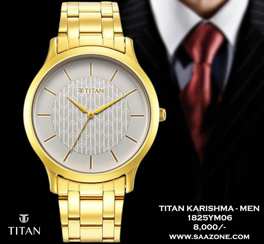 Titan Karishma Radiance White Dial for Men 1825YM06