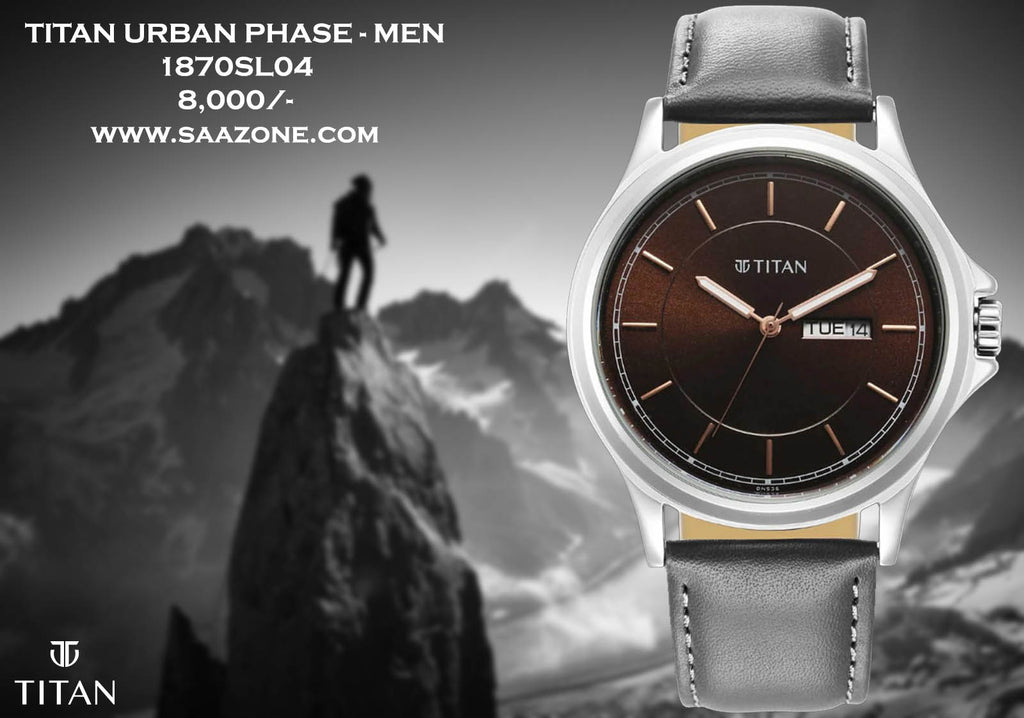 Titan Quartz Brown Dial for Men 1870SL04