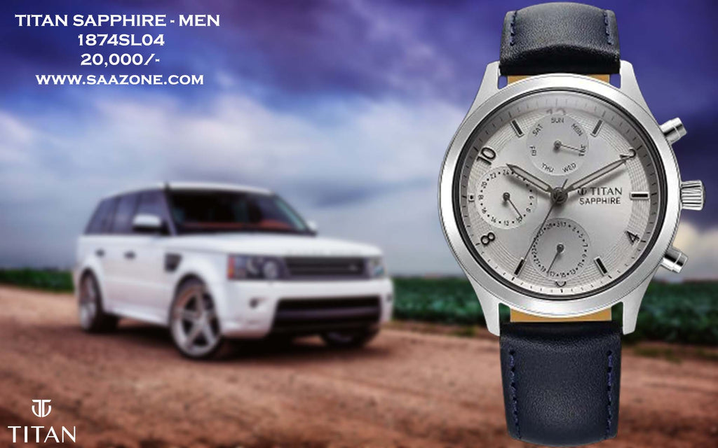 Titan Sapphire Quartz Multifunction for Men 1874SL04