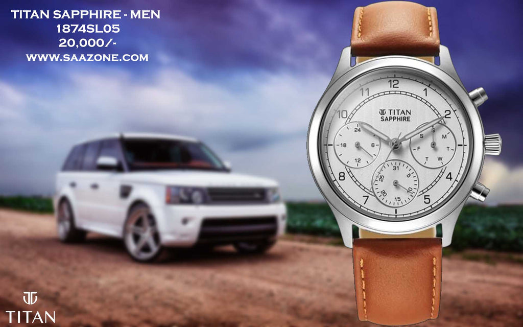 Titan Sapphire Quartz Multifunction for Men 1874SL05
