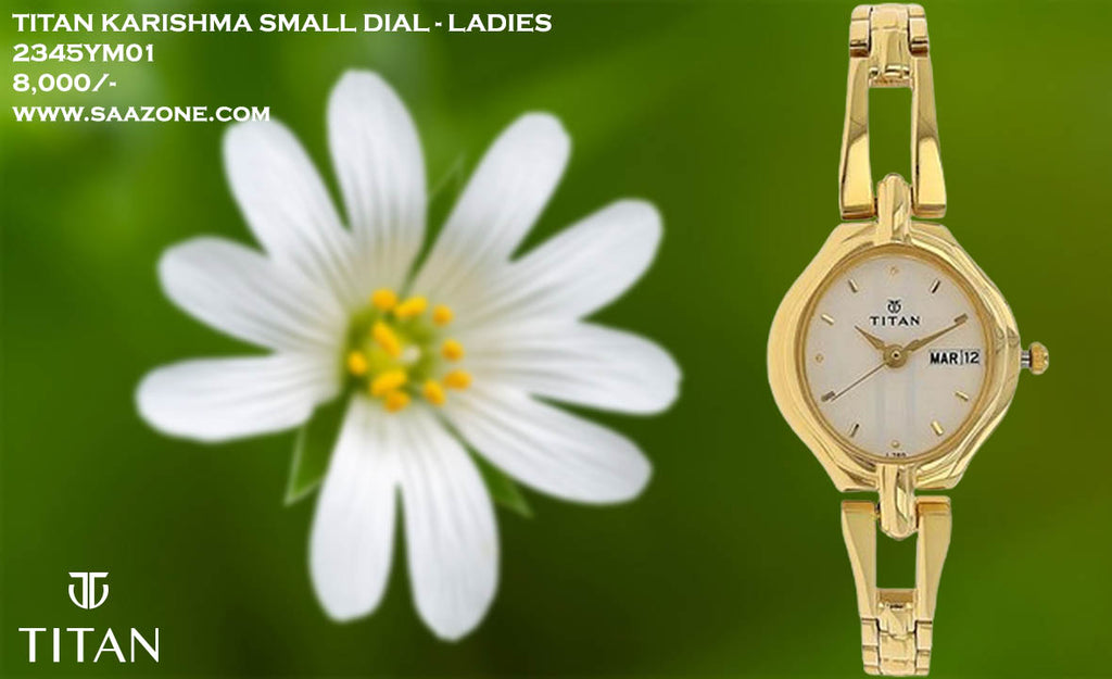Titan White Dial for Ladies 2345YM01