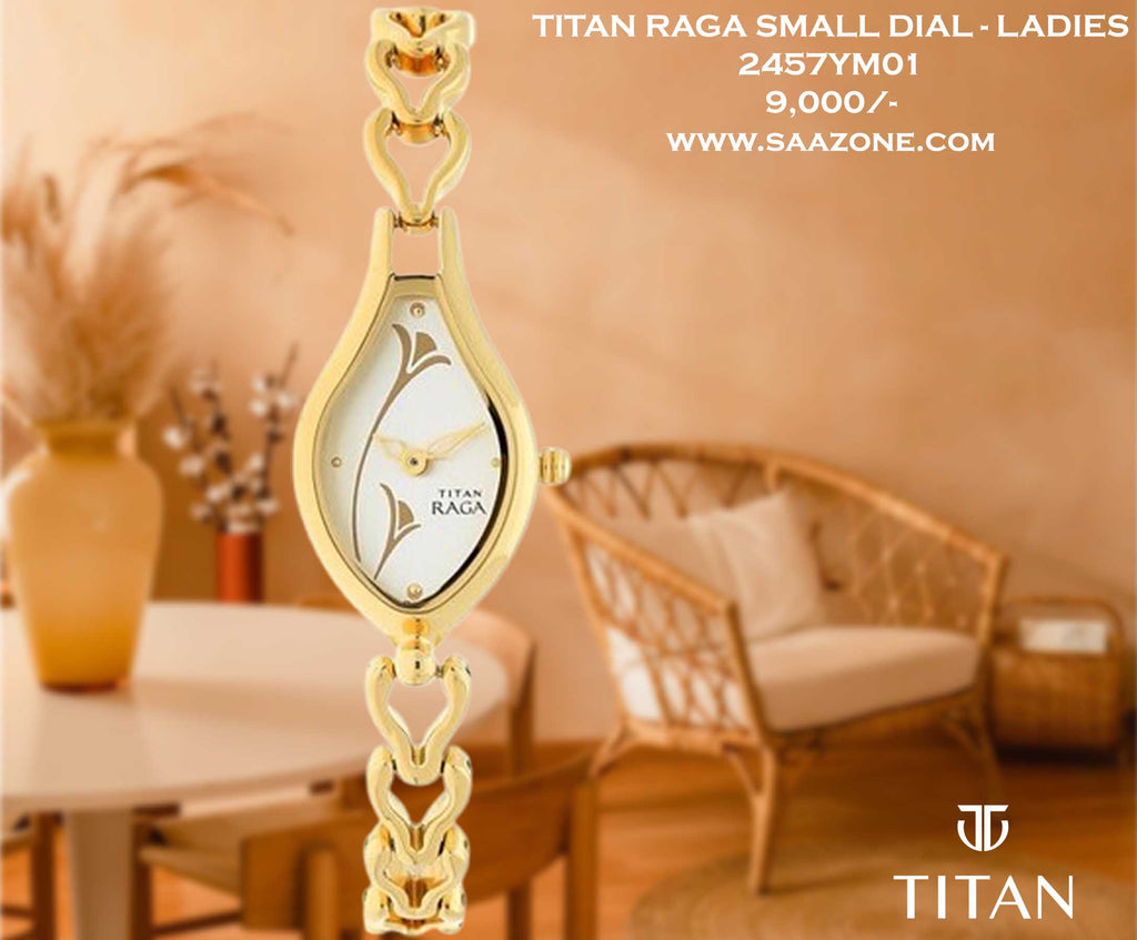 Titan Raga White Dial for Ladies 2457YM01