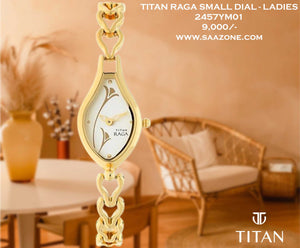 Titan Raga White Dial for Ladies 2457YM01