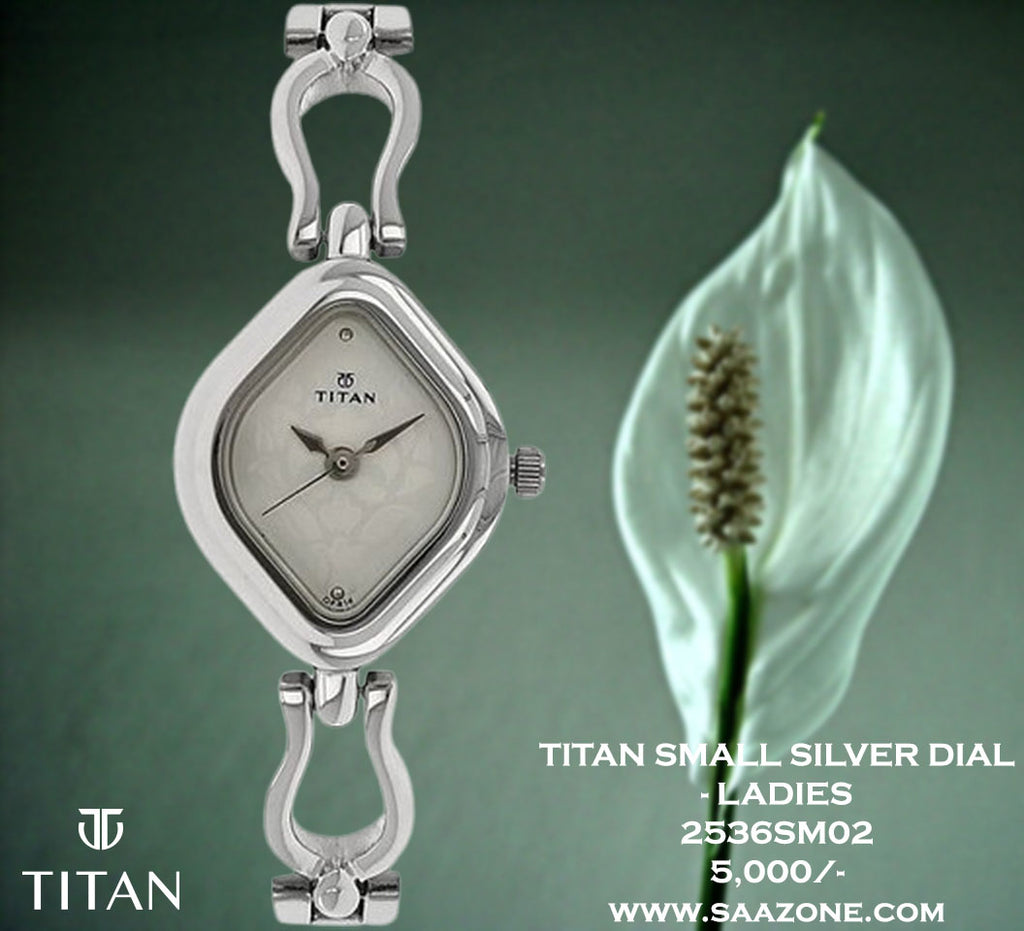 Titan Silver Dial for Ladies 2536SM02