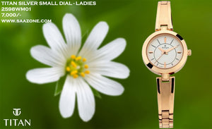 Titan Silver Dial for Ladies 2598WM01