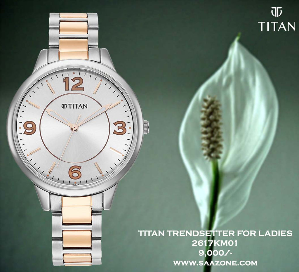 Titan Trendsetters Silver White Dial 2617km01