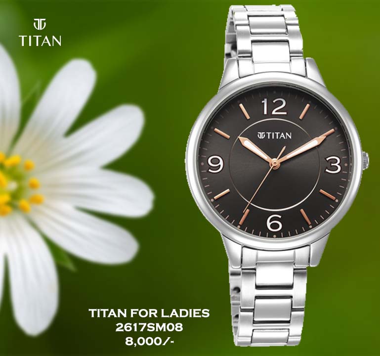 Titan Urban Anthracite Dial for Ladies 2617SM08