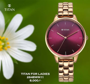 Titan Neo Quartz For Ladies 2648WM11