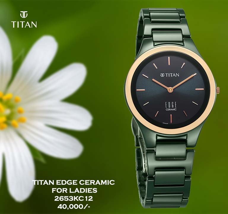 Titan Edge Ceramic for Ladies 2653KC12