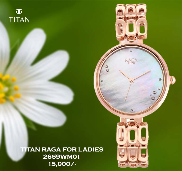 Titan Raga Chic Mother Of Pearl Dial  2659wm01