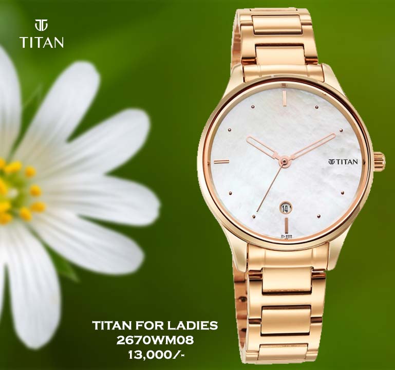 Titan Pastel Dreams Mother Of Pearl Dial for Ladies 2670WM08