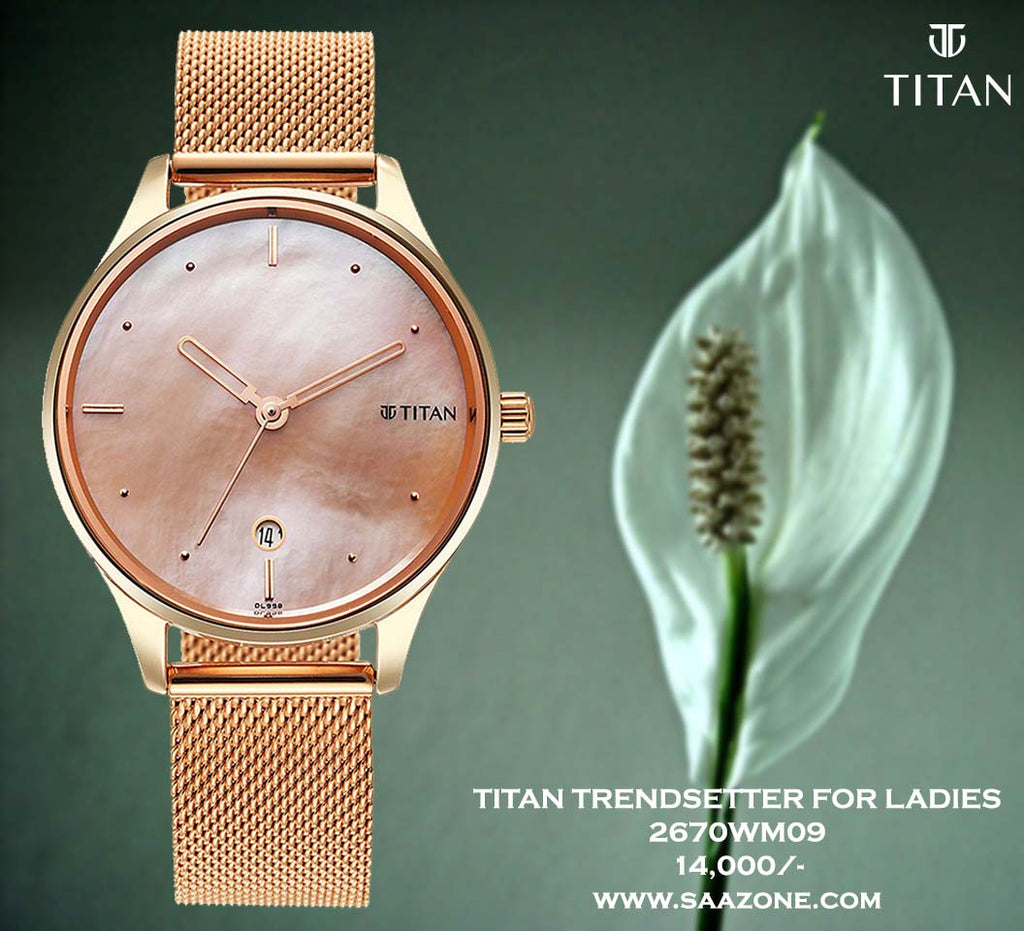 Titan Pastel Dreams Mother Of Pearl Dial 2670wm09