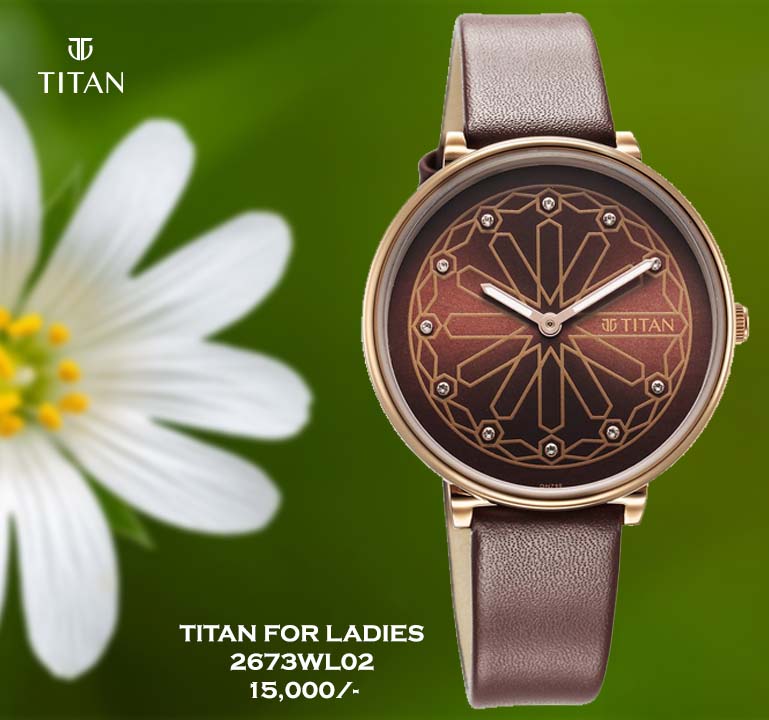 Titan Marhaba Brown Dial for Ladies 2673WL02