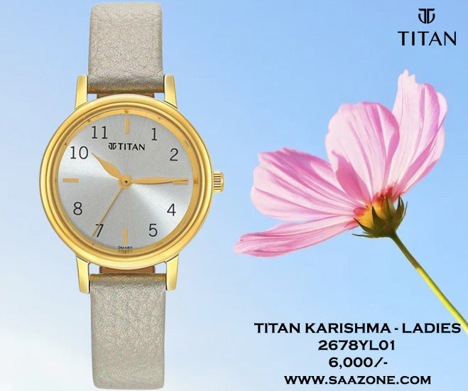 Titan Karishma Grey Dial for Ladies 2678YL01
