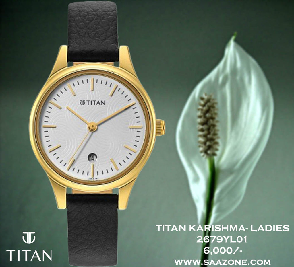 Titan Karishma White Dial for Ladies 2679YL01