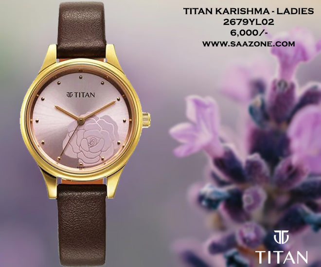 Titan Karishma Pink Dial for Ladies 2679YL02