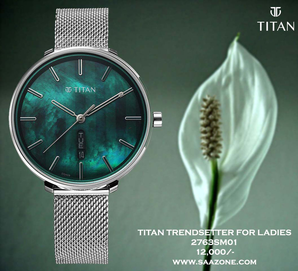 Titan Neo Analog with Day and Date Mother Of Pearl Dial 2763sm01