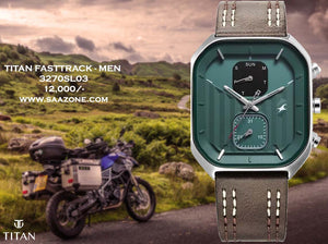 Fastrack Fleek Green Dial for Men 3270SL03