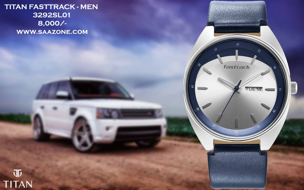 Fastrack Snob X Silver Dial for Men 3292SL01