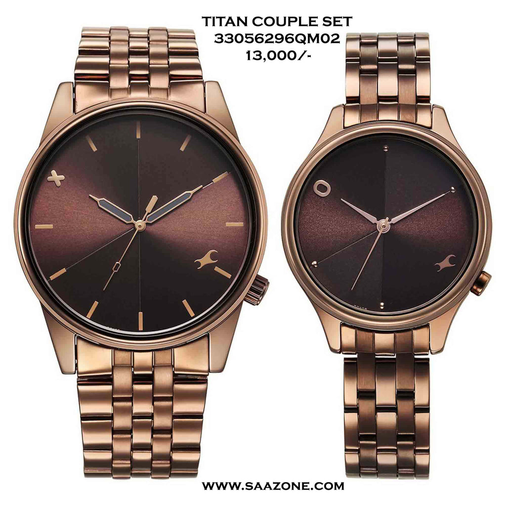 Titan Fastrack Couple Set 33056296QM02