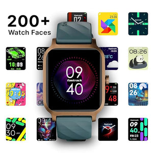 Fastrack Revoltt FS1-1.83''|BT Calling|Fast Charge|110+ Sports Mode|200+ WatchFaces|IP68 Smartwatch  (Black Strap, Free Size)