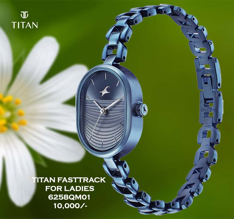Fastrack Style Up Blue Dial for Ladies 6258QM01
