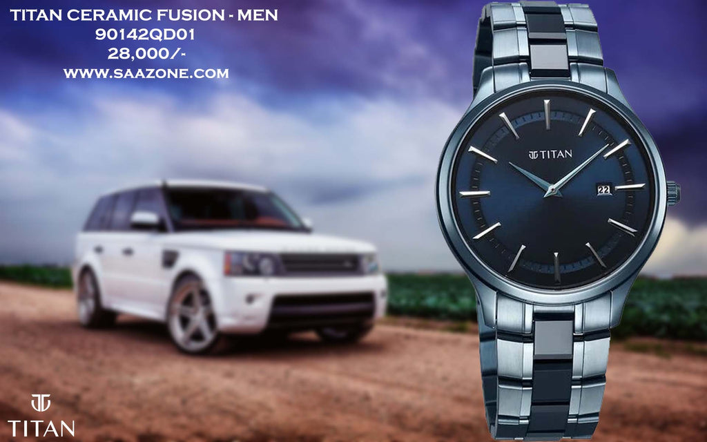 Titan Slim Ceramic Fusion Quartz For Men 90142QD01