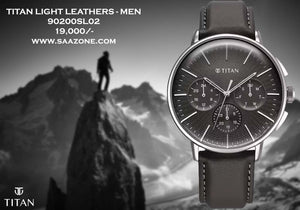 Titan Light leathers Anthracite Dial For Men 90200SL02