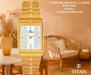 Titan Silver Dial for Men 9151YM01