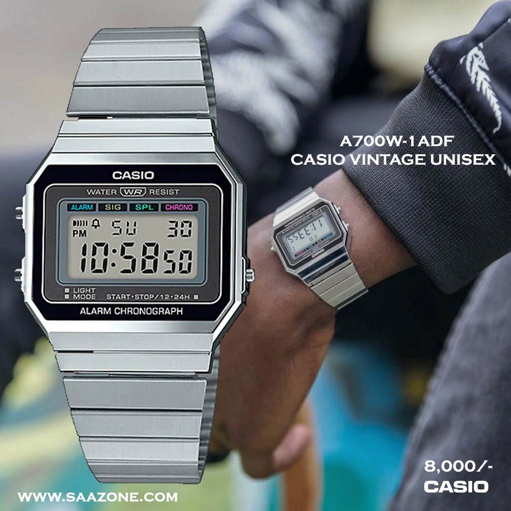 Orologio unisex Casio Vintage A700WE-1AEF Orologio unisex Casio Vintage A700WE-1AEF