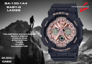 Casio G-SHOCK BABY G FOR LADIES BA-130-1A4