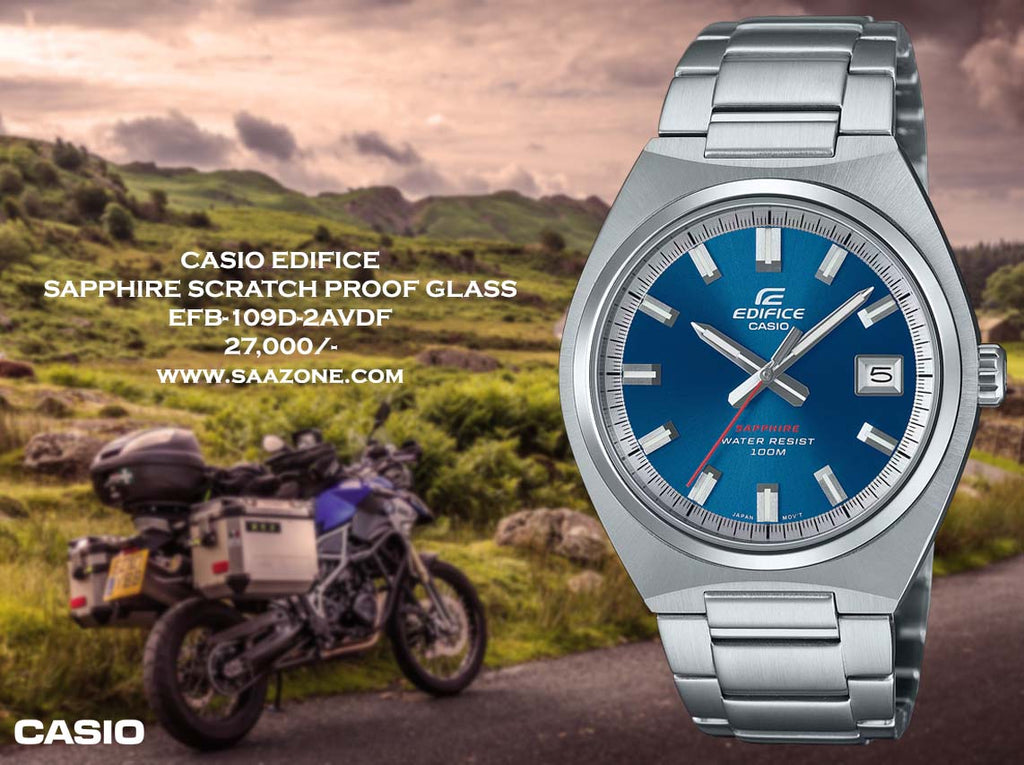 Casio Edifice Sapphire Scratch Proof EFB-109D-2AVDF