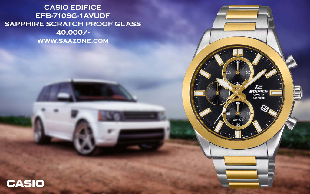 Casio Edifice Sapphire Scratch Proof EFB-710SG-1AVUDF