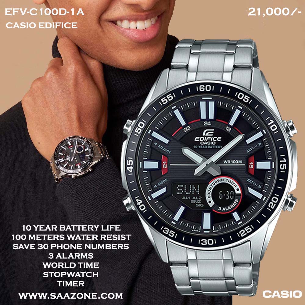 Casio Edifice SERIES EFV-C100D-1A