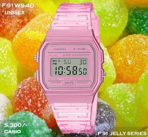 Casio F91 Jelly Series F-91WS-4D