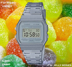 Casio F91 Jelly Series F-91WS-8D
