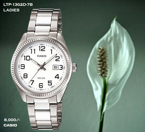 Casio Ladies Steel Belt LTP-1302D-7B