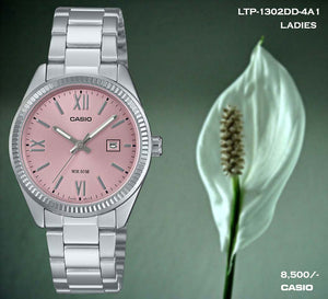Casio Ladies Steel Belt  LTP-1302DD-4A1