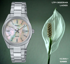Casio Ladies Steel Belt  LTP-1302DS-4A