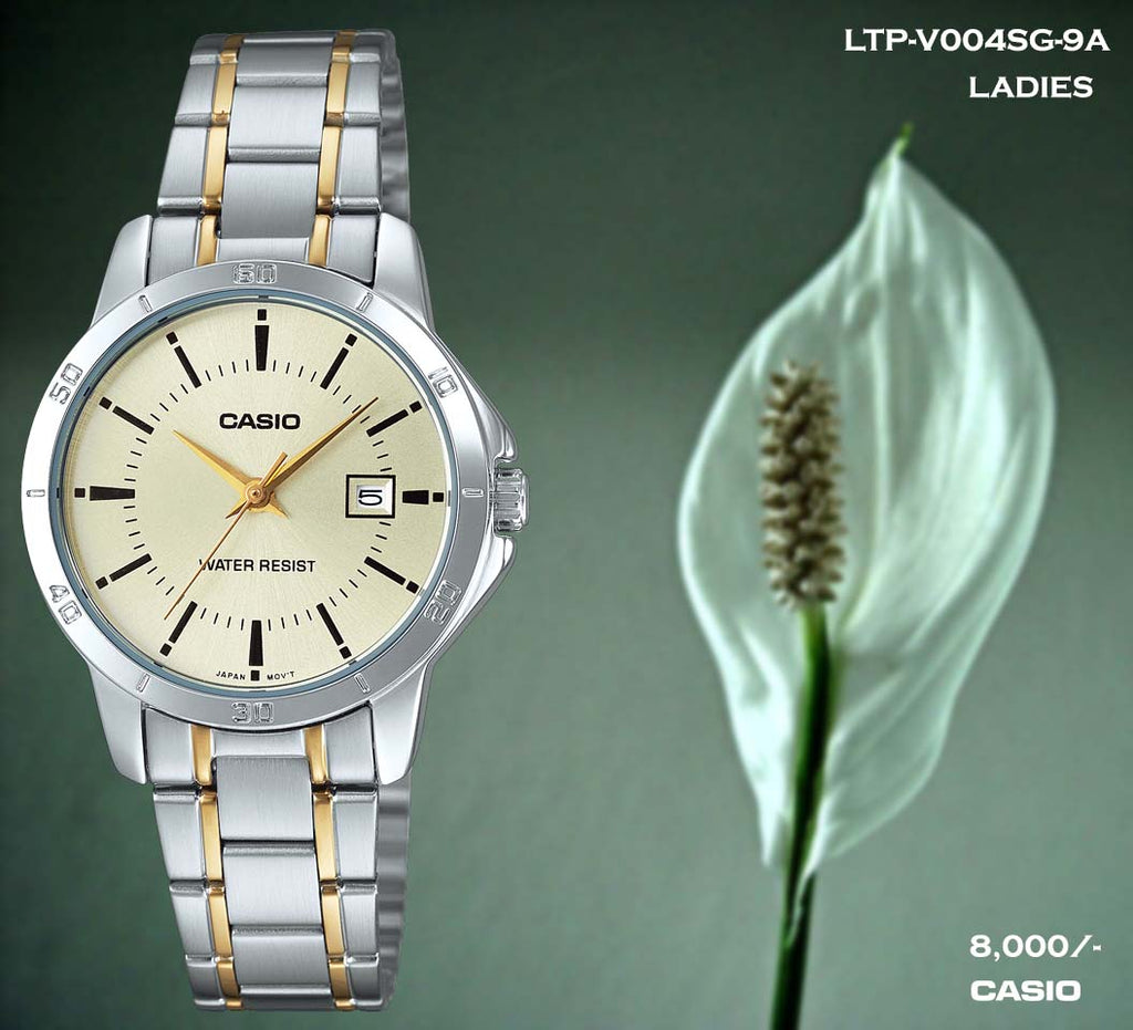 Casio Ladies Timepiece  LTP-V004SG-9A