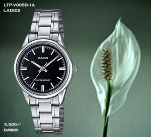 Casio Ladies Stainless Steel Belt  LTP-V005D-1A