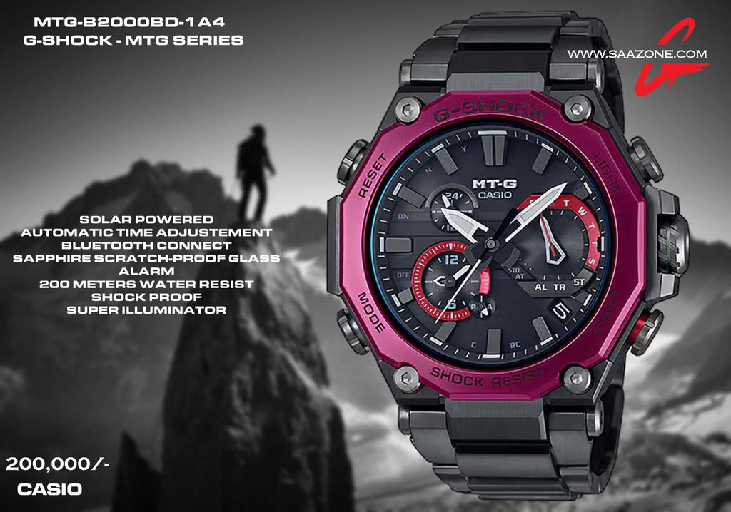 Casio G-SHOCK SOLAR POWERED MTG-B2000BD-1A4