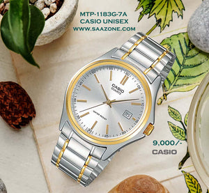 Casio Unisex Stainless Steel Belt MTP-1183G-7A